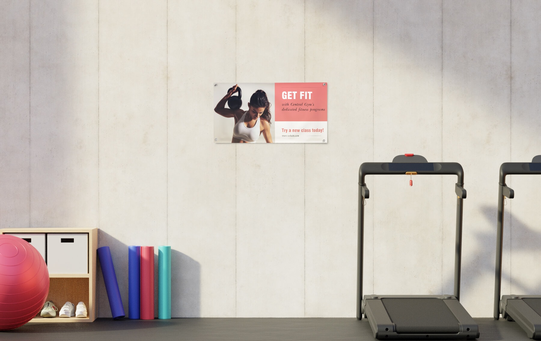 1.6' x 3' banner in landscape orientation